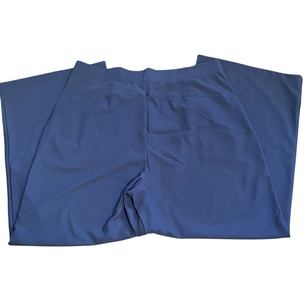 Halara NWT Navy Stretch Work Pants XL Petite Business Casual Front Pleat Pockets - Picture 2 of 5